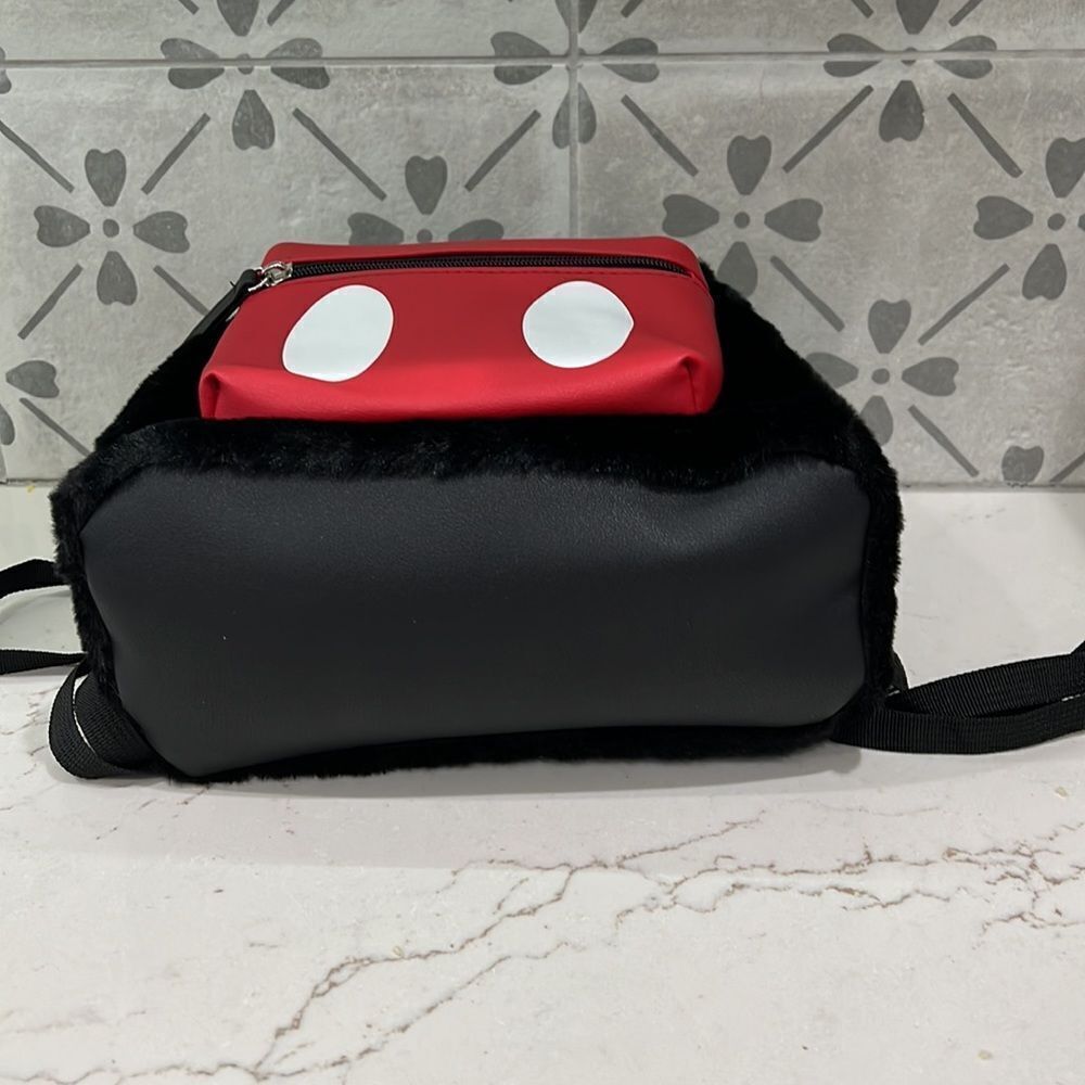 Disney Mickey Mouse Fuzzy Fur mini backpack. Brand new! Fun, vacation - Picture 8 of 8